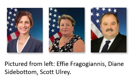 Effie Fragogiannis, Diane Sidebottom, Scott Ulrey